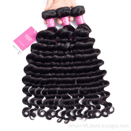 9A Grade Virgin Brazilian Deep Wave 100 Grams Of 100% Human Hair In Johannesburg